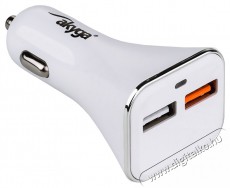 Akyga AK-CH-08 2xUSB autós töltő Mobil / Kommunikáció / Smart - Mobiltelefon kiegészítő / tok - Hálózati-, autós töltő - 385911