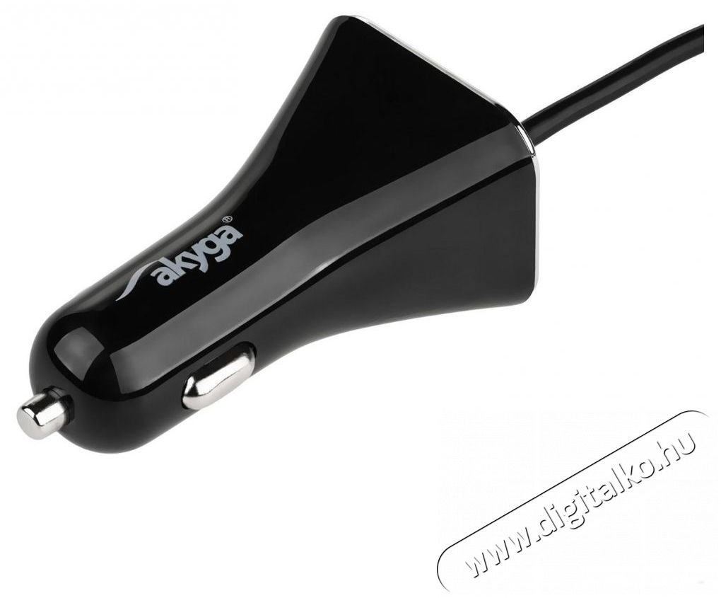 Akyga AK-CH-10 4xUSB 5V/9A/45W aut&oacute;s t&ouml;ltő Mobil / Kommunik&aacute;ci&oacute; / Smart - Mobiltelefon kieg&eacute;sz&iacute;tő / tok - H&aacute;l&oacute;zati-, aut&oacute;s t&ouml;ltő - 385415
