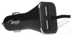 Akyga AK-CH-10 4xUSB 5V/9A/45W aut&oacute;s t&ouml;ltő Mobil / Kommunik&aacute;ci&oacute; / Smart - Mobiltelefon kieg&eacute;sz&iacute;tő / tok - H&aacute;l&oacute;zati-, aut&oacute;s t&ouml;ltő - 385415