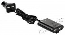 Akyga AK-CH-10 4xUSB 5V/9A/45W aut&oacute;s t&ouml;ltő Mobil / Kommunik&aacute;ci&oacute; / Smart - Mobiltelefon kieg&eacute;sz&iacute;tő / tok - H&aacute;l&oacute;zati-, aut&oacute;s t&ouml;ltő - 385415