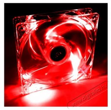 Akyga AW-12A-BR 120mm Molex 4 LED piros ház hűtőventilátor Iroda és számítástechnika - Egyéb számítástechnikai termék - 387741