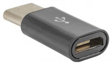 Akyga AK-AD-46 microUSB - USB-C adapter Memória kártya / Pendrive - Adapter - 404417