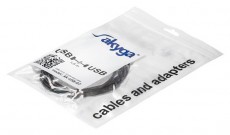 Akyga AK-USB-07 1,8m USB-A - USB-A kábel Tv kiegészítők - Kábel / csatlakozó - USB kábel - 418000