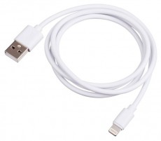 Akyga AK-USB-30 1m USB-A - Lightning fehér kábel Mobil / Kommunikáció / Smart - Mobiltelefon kiegészítő / tok - Kábel / átalakító - 418456