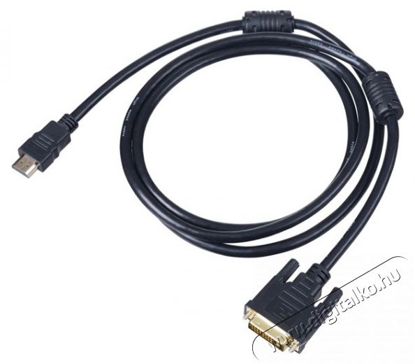Akyga AK-AV-11 1,8m HDMI 1.4 apa - DVI-D anya kábel Tv kiegészítők - Kábel / csatlakozó - Hdmi kábel - 442966