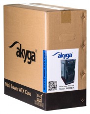 Akyga AK13BK táp nélküli ATX ház Iroda és számítástechnika - Egyéb számítástechnikai termék - 440259