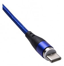 Akyga AK-USB-42 1m USB - Type C kék mágneses adat- és töltőkábel Mobil / Kommunikáció / Smart - Tablet / E-book kiegészítő, tok - Kábel - 456074