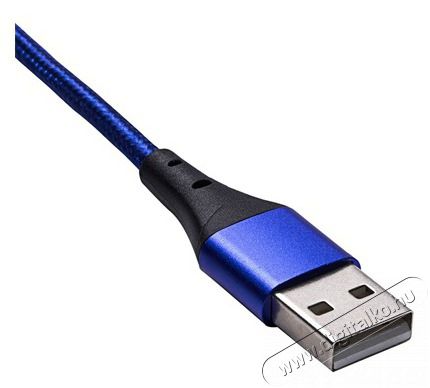Akyga AK-USB-42 1m USB - Type C kék mágneses adat- és töltőkábel Mobil / Kommunikáció / Smart - Tablet / E-book kiegészítő, tok - Kábel - 456074