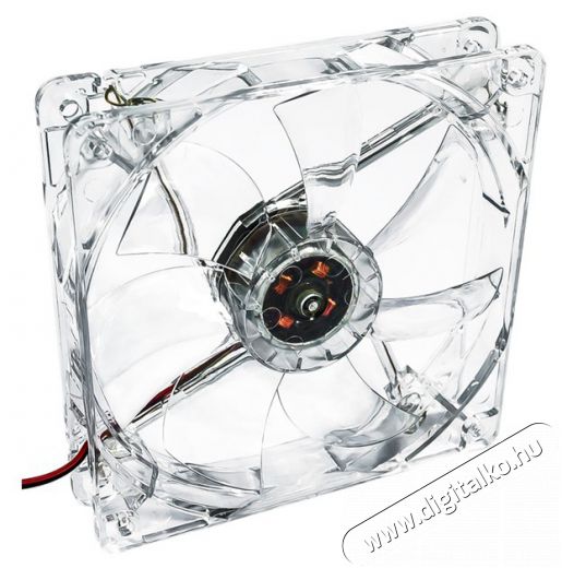 Akyga AW-12A-BG 120mm Molex 4 LED zöld ház hűtőventilátor Iroda és számítástechnika - Egyéb számítástechnikai termék - 455339