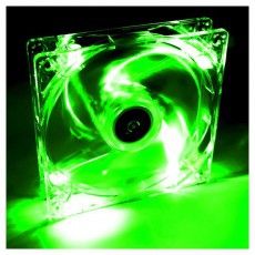 Akyga AW-12A-BG 120mm Molex 4 LED zöld ház hűtőventilátor Iroda és számítástechnika - Egyéb számítástechnikai termék - 455339