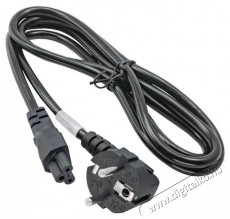 Akyga AK-NB-01A Clover Leaf 1,5m tápkábel Iroda és számítástechnika - Számítógép tartozék - Táp kábel - 387057