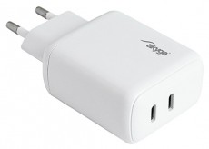 Akyga AK-CH-19 2x USB-C PD 5-12V / max. 3A 40W Quick Charge 3.0 gyorst&ouml;ltő Akkuk &eacute;s t&ouml;ltők - Li-ion akkumul&aacute;tor &eacute;s t&ouml;ltő (gy&aacute;ri) - T&ouml;ltő / h&aacute;l&oacute;zati adapter - 500194