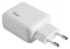 Akyga AK-CH-19 2x USB-C PD 5-12V / max. 3A 40W Quick Charge 3.0 gyorst&ouml;ltő Akkuk &eacute;s t&ouml;ltők - Li-ion akkumul&aacute;tor &eacute;s t&ouml;ltő (gy&aacute;ri) - T&ouml;ltő / h&aacute;l&oacute;zati adapter - 500194