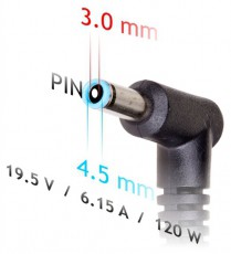 Akyga AK-ND-45 120W HP h&aacute;l&oacute;zati t&ouml;ltő adapter Iroda &eacute;s sz&aacute;m&iacute;t&aacute;stechnika - Notebook kieg&eacute;sz&iacute;tő - Notebook t&ouml;ltő / h&aacute;l&oacute;zati adapter - 500190