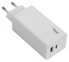 Akyga CHG AK-CH-20 USB-A + USB-C PD 5-20V / max. 5A 100W Quick Charge 3.0 GaN gyorst&ouml;ltő Akkuk &eacute;s t&ouml;ltők - Li-ion akkumul&aacute;tor &eacute;s t&ouml;ltő (gy&aacute;ri) - T&ouml;ltő / h&aacute;l&oacute;zati adapter - 500195