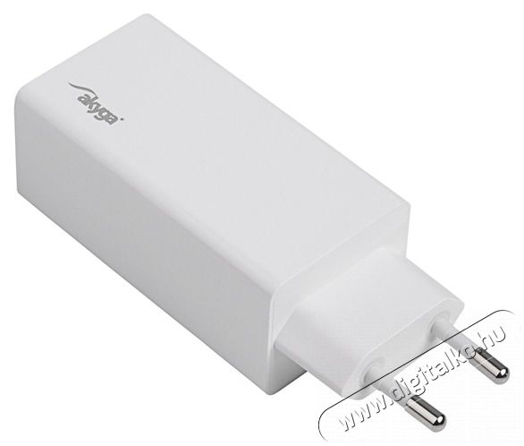 Akyga CHG AK-CH-20 USB-A + USB-C PD 5-20V / max. 5A 100W Quick Charge 3.0 GaN gyorst&ouml;ltő Akkuk &eacute;s t&ouml;ltők - Li-ion akkumul&aacute;tor &eacute;s t&ouml;ltő (gy&aacute;ri) - T&ouml;ltő / h&aacute;l&oacute;zati adapter - 500195