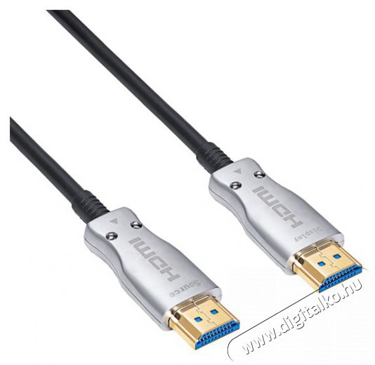 Akyga AK-HD-100L 10m optikai AOC v2.1 HDMI kábel Fotó-Videó kiegészítők - Kábel - Hdmi kábel - 508795