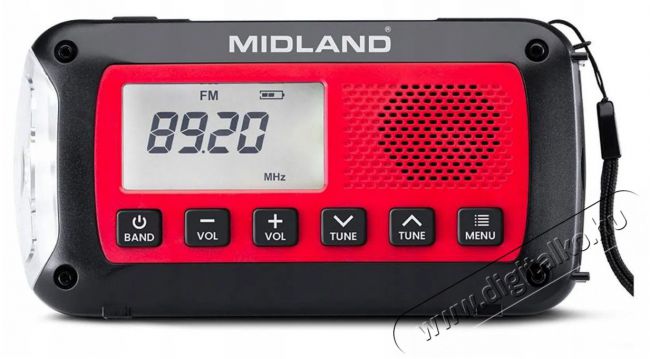 ALAN Midland ER100 V&eacute;szhelyzeti r&aacute;di&oacute;, 2600 mAh Audio-Video / Hifi / Multim&eacute;dia - R&aacute;di&oacute; / &oacute;r&aacute;s r&aacute;di&oacute; - Hordozhat&oacute;, zseb-, t&aacute;ska r&aacute;di&oacute; - 524092