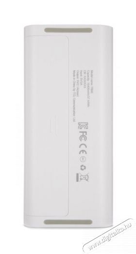 Alcatel PB80 Power Base powerbank 10400mAh - fehér Mobil / Kommunikáció / Smart - Powerbank / Külső akkumulátor és töltő - 341233