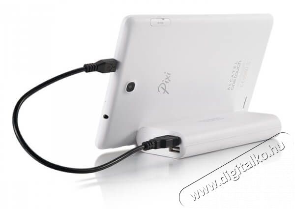 Alcatel PB80 Power Base powerbank 10400mAh - fehér Mobil / Kommunikáció / Smart - Powerbank / Külső akkumulátor és töltő - 341233