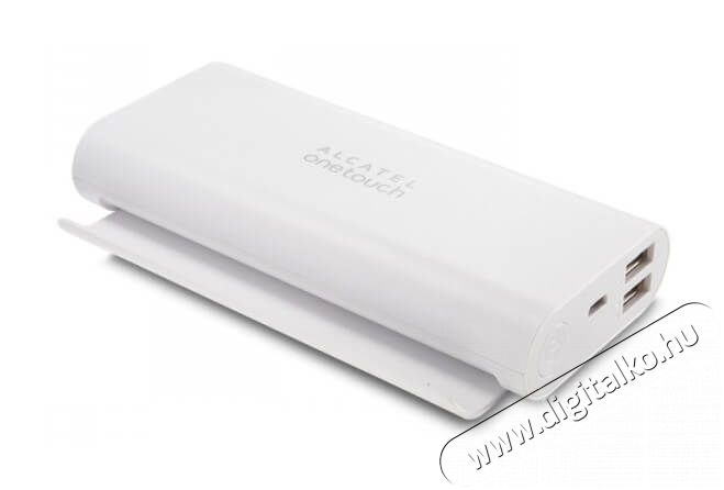 Alcatel PB80 Power Base powerbank 10400mAh - fehér Mobil / Kommunikáció / Smart - Powerbank / Külső akkumulátor és töltő - 341233