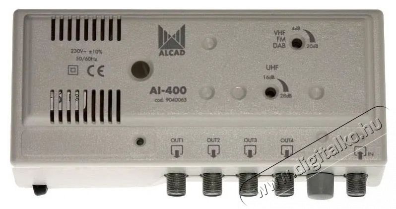 Alcad AI-400 antennaerős&iacute;tő Tv kieg&eacute;sz&iacute;tők - Antenna - Kieg&eacute;sz&iacute;tő - 531684