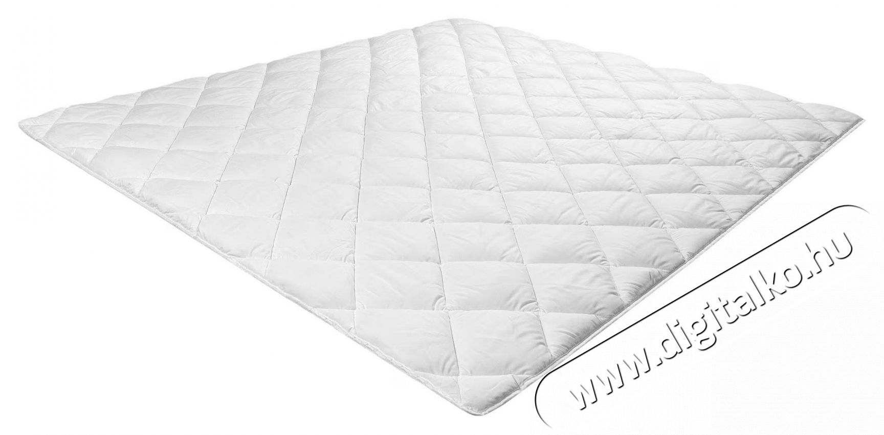 Alcam steppelt paplanhuzat, 220x200 cm, Feh&eacute;r mikrosz&aacute;las, Szilikon sz&aacute;las t&ouml;ltettel, 400g/nm, Magas meleg&iacute;tők&eacute;pess&eacute;gű H&aacute;ztart&aacute;s / Otthon / K&uuml;lt&eacute;r - Egy&eacute;b h&aacute;ztart&aacute;si term&eacute;k - 535933