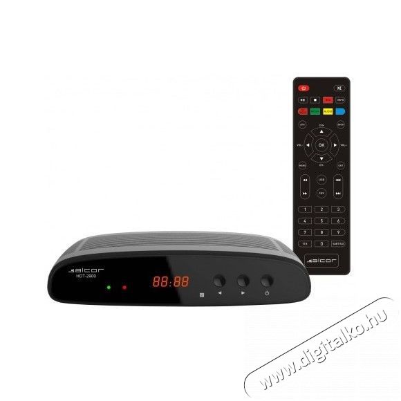 Alcor HDT-2900 DVB-T/T2 Set Top Box Tv kiegészítők - DVB-T beltéri egység - Set-Top-Box - 320489