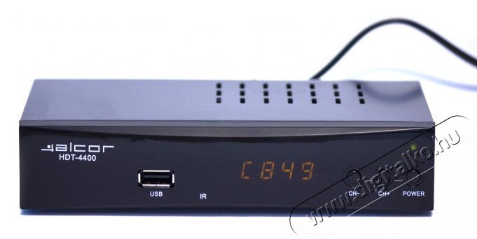 Alcor HDT-4400 DVB-T2 beltéri egység Tv kiegészítők - DVB-T beltéri egység - Set-Top-Box - 320488