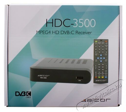 Alcor HDC-3500 DVB-C beltéri egység Tv kiegészítők - DVB-T beltéri egység - Set-Top-Box - 320487