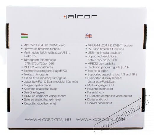 Alcor HDC-3500 DVB-C beltéri egység Tv kiegészítők - DVB-T beltéri egység - Set-Top-Box - 320487