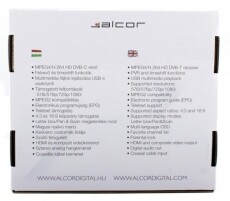 Alcor HDC-3500 DVB-C beltéri egység Tv kiegészítők - DVB-T beltéri egység - Set-Top-Box - 320487