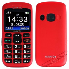 Aligator A670 Senior Red - Mobil / Kommunikáció / Smart - Klasszikus / Mobiltelefon időseknek - 526790