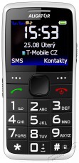 Aligator A675 Senior feh&eacute;r Mobil / Kommunik&aacute;ci&oacute; / Smart - Klasszikus / Mobiltelefon időseknek - 526791