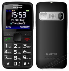 Aligator A675 Senior fekete Mobil / Kommunikáció / Smart - Klasszikus / Mobiltelefon időseknek - 526792
