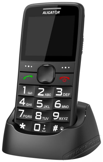 Aligator A675 Senior fekete Mobil / Kommunikáció / Smart - Klasszikus / Mobiltelefon időseknek - 526792