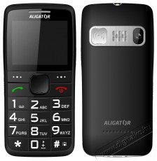 Aligator A675 Senior fekete Mobil / Kommunikáció / Smart - Klasszikus / Mobiltelefon időseknek - 526792