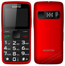 Aligator A675 Senior piros Mobil / Kommunikáció / Smart - Klasszikus / Mobiltelefon időseknek - 526794