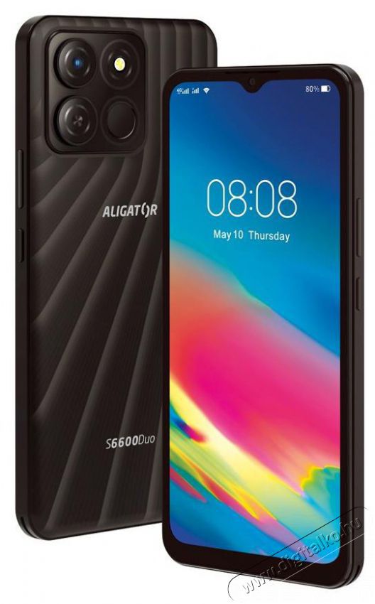 Aligator S6600 Duo 4GB/64GB fekete Mobil / Kommunik&aacute;ci&oacute; / Smart - Okostelefon - Android - 526803