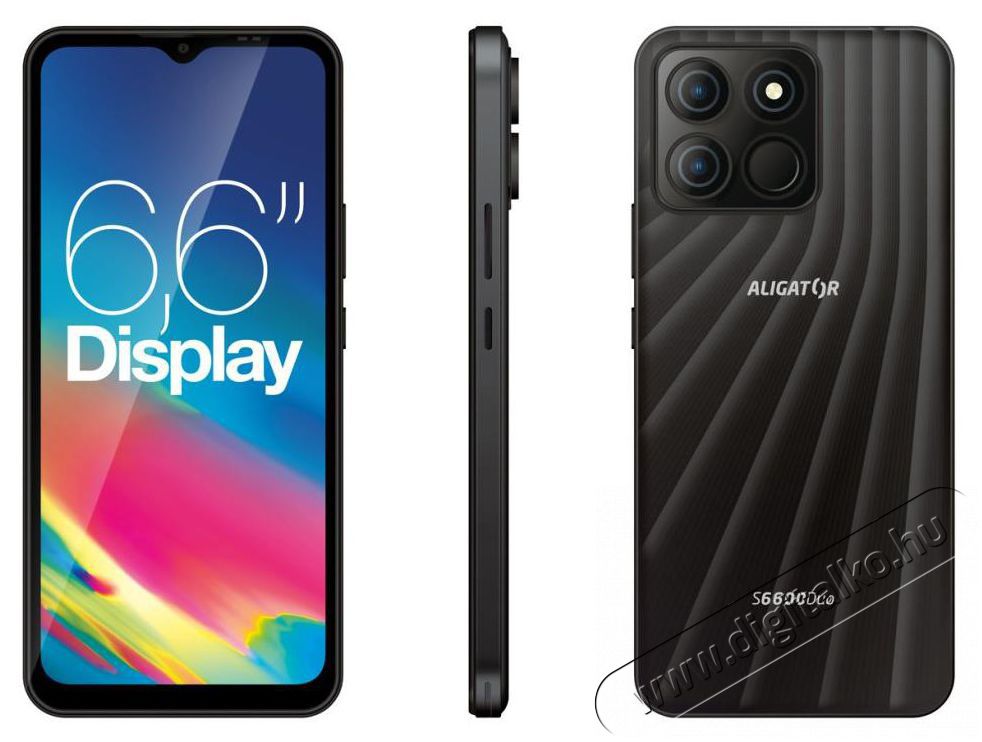 Aligator S6600 Duo 4GB/64GB fekete Mobil / Kommunik&aacute;ci&oacute; / Smart - Okostelefon - Android - 526803
