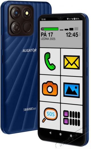 Aligator S6600 SENIOR k&eacute;k Mobil / Kommunik&aacute;ci&oacute; / Smart - Okostelefon - Android - 526813