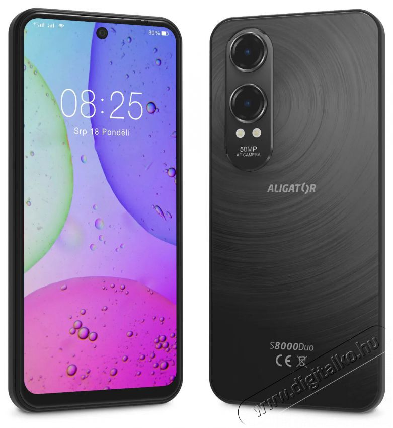Aligator S8000 SENIOR 4GB/128GB fekete Mobil / Kommunik&aacute;ci&oacute; / Smart - Okostelefon - Android - 526811