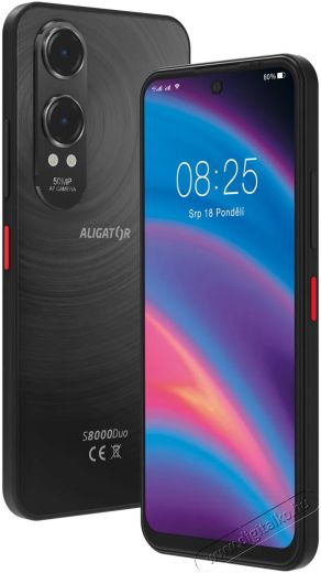 Aligator S8000 SENIOR 4GB/128GB fekete Mobil / Kommunik&aacute;ci&oacute; / Smart - Okostelefon - Android - 526811