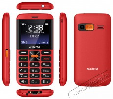 Aligator A910 Senior piros + töltőállvány Mobil / Kommunikáció / Smart - Klasszikus / Mobiltelefon időseknek - 526796