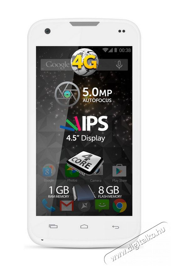 Allview C6 Quad okostelefon - fehér Mobil / Kommunikáció / Smart - Okostelefon - Android - 307710
