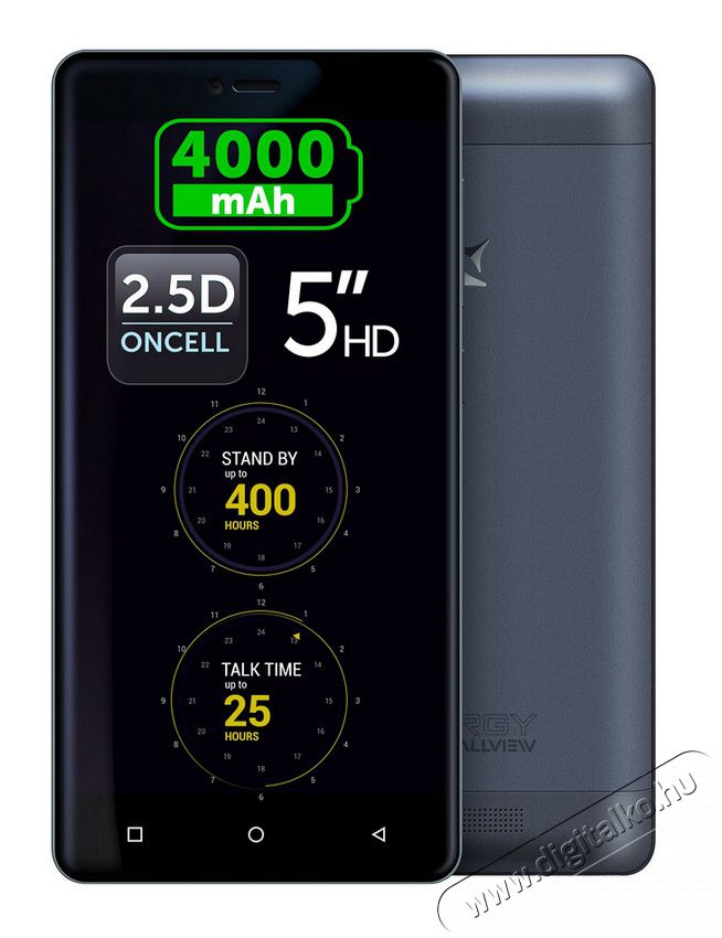 Allview P8 Energy okostelefon - fekete Mobil / Kommunikáció / Smart - Okostelefon - Android - 307729