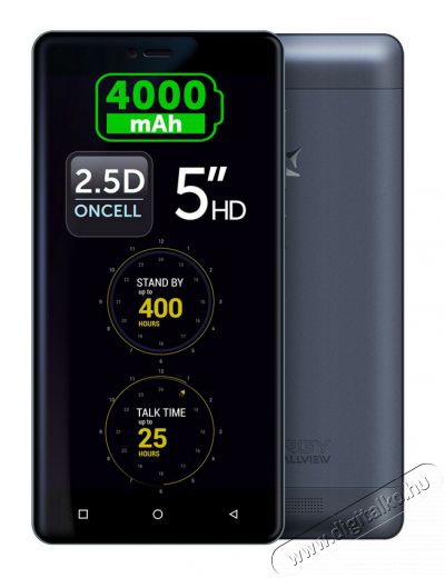 Allview P8 Energy okostelefon - fekete Mobil / Kommunikáció / Smart - Okostelefon - Android - 307729