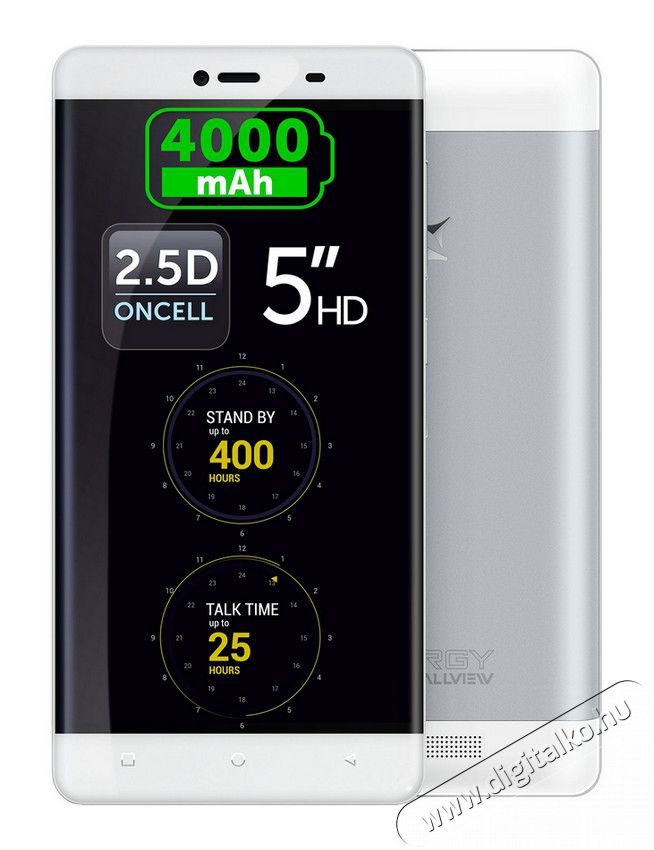 Allview P8 Energy okostelefon - fehér Mobil / Kommunikáció / Smart - Okostelefon - Android - 307731