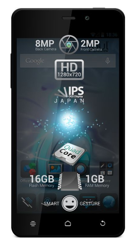 Allview X1 Soul okostelefon - fekete Mobil / Kommunikáció / Smart - Okostelefon - Android - 307766