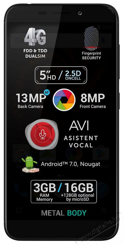 Allview X4 Soul Mini 16GB DS okostelefon - fekete Egyéb - Nem forgalmazzuk ! - 334067